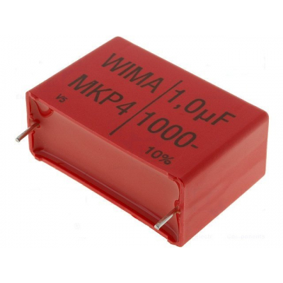 Condensador Polipropileno Raster 37,5mm 1uF 1000Vdc Wima