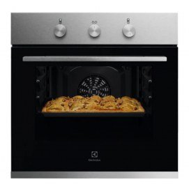 Horno multifunción Electrolux KOHHH00BX3, AquaClean, 6 funciones, mandos fijos, cavidad XXL, clase A, 58 litros, inox