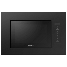 Microondas integrable Corberó CMICG520GLNI, 20 litros, 700W, 10 niveles, control táctil, negro