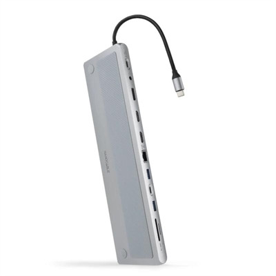 Doking nanocable 3xusb - a+usb - c+pd+2xhdmi+dp+rj45+sd