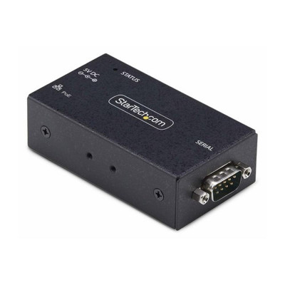 Adaptador rs232 a ethernet poe startech macho - hembra