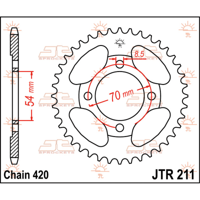 Corona JT SPROCKETS JTR211.42