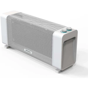 Radiador de mica compacto Orbegozo RMB 2010, 2.000 W, 2 potencias, blanco