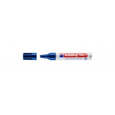 Edding No.1 marcador permanente Punta de cincel Azul