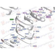 PARACHOQUE DELANTERO PARTE SUPERIOR(O)
