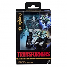 Figura hasbro transformers age of the primes deluxe class micronus prime 14cm