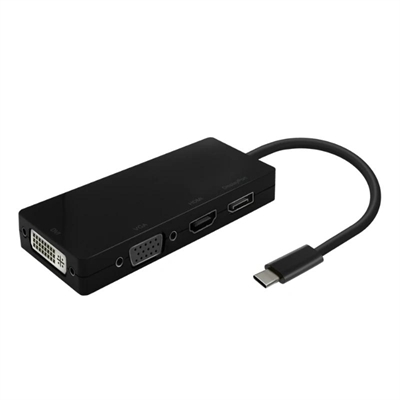 Adaptador Usb-C a DP/DVI/HDMI/VGA 15cm Aisens