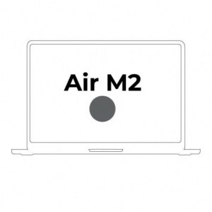 Apple Macbook Air 13,6"/ M2 8-Core CPU/ 8Gb/ 256Gb SSD/  8-Core GPU/ Gris Espacial