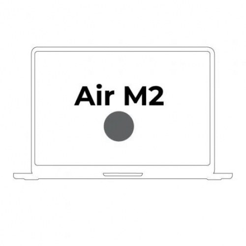 Apple Macbook Air 13,6/ M2 8-Core CPU/ 8Gb/ 256Gb SSD/ 8-Core GPU/ Gris Espacial
