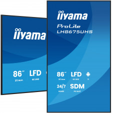 iiyama LH8675UHS-B2AG pantalla de señalización Pantalla plana para señalización digital 2,17 m (85.6