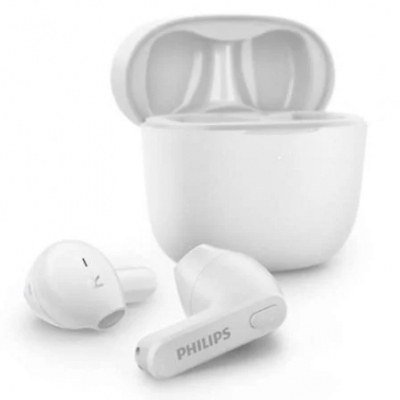 Auriculares Bluetooth Philips TAT2236 con estuche de carga/ Autonomía 6h/ Blancos