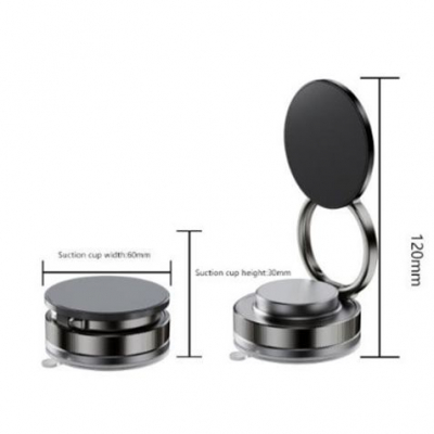 XO C177 Soporte Magnetico para Coche - Sujeccion por Vacio - Color Negro