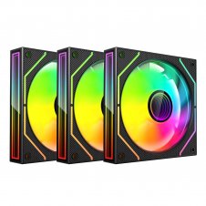 KIT DE VENTILADORES XZEAL XZVE101B 3X120MM ARGB 1200RPM