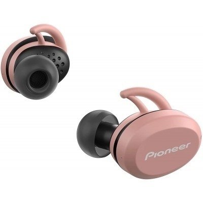 Pioneer SE-E8TW Auriculares Intrauditivos Deportivos Bluetooth 4.2 - Resistencia al Agua IPX5 - Autonomia hasta 3h - Manos Libres - Color Rosa