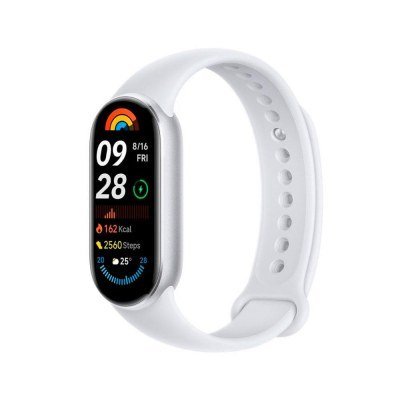 Xiaomi Mi Smart Band 9 Pulsera de Actividad Pantalla AMOLED 1.62 - Bluetooth 5.4 - Mas de 150 Modos Deportivos - Funciones de Vigilancia de la Salud - Ajuste Inteligente del Brillo de la Pantalla - A