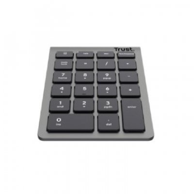 TECLADO NUMERICO TRUST XALAS SILVER WIRELESS 22 TECLAS 25709 RECEPTOR MICRO USB