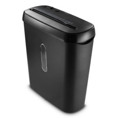 DESTRUCTORA DE PAPEL HAMA CLASSIC S61 8L CAPACIDAD CORTE DE 7 HOJAS COLOR NEGRO