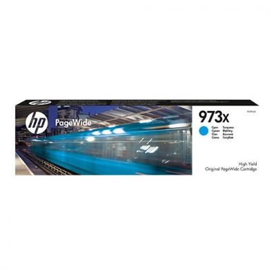 Cartucho tinta hp original cartridge nº 973x cian pagewide f6t81ae