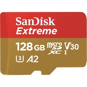 Tarjeta de memoria microSD Sandisk SDXC EXTREME 128GB 190