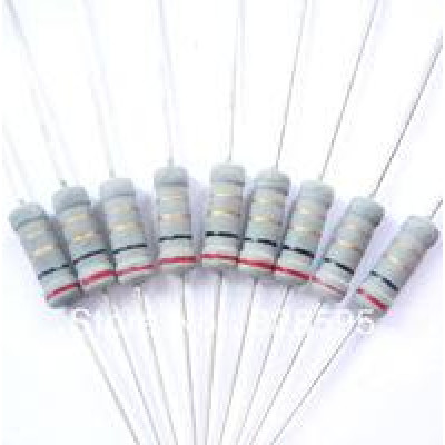 Resistencia Oxido Metal 3,3Ω 1W 5% Axial 3R3