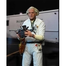 Figura neca back to the future - ultimate doc brown (1985) scale action figure