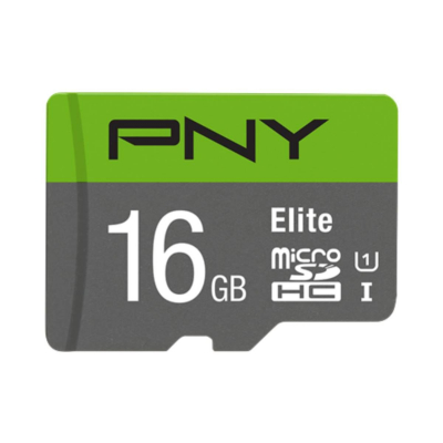 MEMORIA SD MICRO 16GB PNY Elite microSDHC UHS-I Clase 10 100Mb/S + ADAPTADOR SD P-SDU16GU185GW-GE