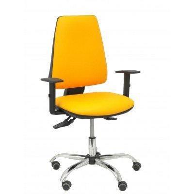 Silla Elche S 24 horas similpiel naranja