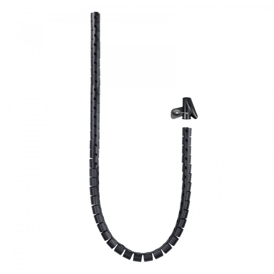 ORGANIZADOR DE CABLES FLEXIBLE 25MM 2 M NEGRO