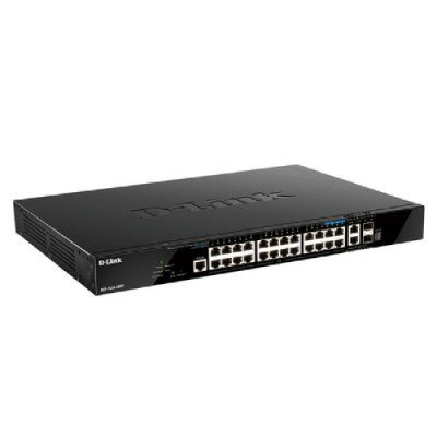 Switch Gestionable D-Link DGS-1520-28 28 Puertos/ RJ-45 10/100/1000/ SFP