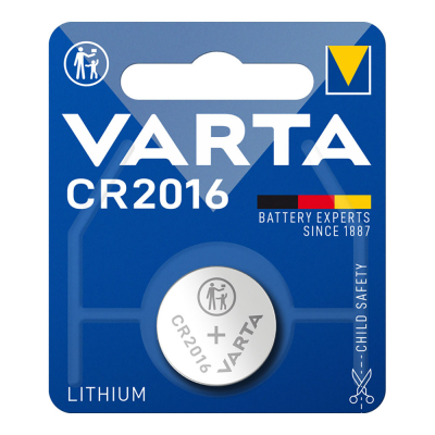 Micro pila de boton lithium cr2016 3v (blister 1 unid.) ø20,0x1,6mm