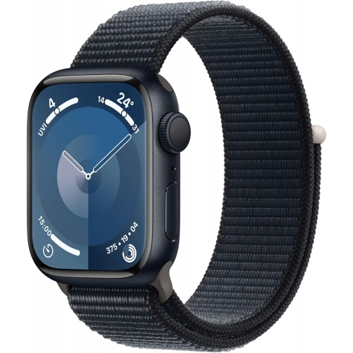 Apple Watch Series 9/ GPS/ 41mm/ Caja de Aluminio Medianoche/ Correa Deportiva Loop Medianoche