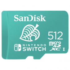 Memoria MICROSD SDXC Sandisk 512GB Nintendo Switch Animal Crossing