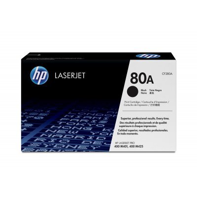 Cartucho de tóner original LaserJet 80A negro