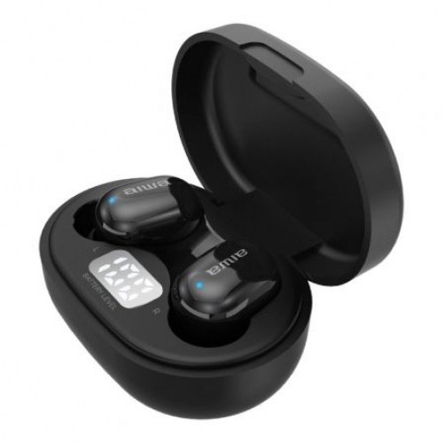 Auriculares Bluetooth Aiwa EBTW-150 con estuche de carga/ Autonomía 3h/ Negros
