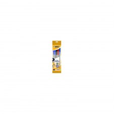 BLISTER DE 5 UNIDADES CRISTAL BIC COLORES SURTIDOS NEGRO AZUL ROJO Y VERDE 802054