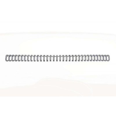 GBC Wirebind Encuadernacion de Alambre 3:1 No.5, 8mm - A4 Negro (100) - Duraderas - Proteccion de Espaciado de Precision - Construccion de Alambre de Doble Bucle - Flexible - Seguro - Amplia Gama de T