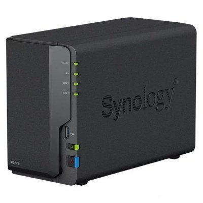NAS Synology Diskstation DS223/ 2 Bahías 3.5- 2.5/ 2GB DDR4/ Formato Torre