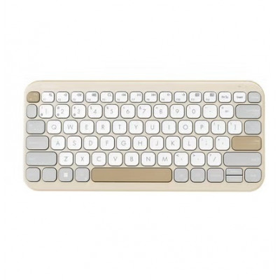 Asus Marshmallow KW100 Teclado - Bluetooth - Compacto - Español - Color Beige