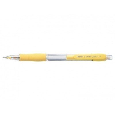 Pilot Portaminas SuperGrip H-185 - Trazo 0.5mm - Mina HB - Cuerpo Amarillo