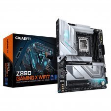 GIGABYTE Placa base Z890 GAMING X WIFI7 - Compatible con CPUs Intel Core Ultra (Serie 2), VRM de 16+1+2 fases, hasta 8800MHz DDR5 (OC), 1xPCIe 5.0 + 3