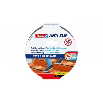 55589-00 Cinta antideslizante para baño Negro