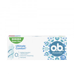 O.B. PROCOMFORT super plus 0% tampón 16 u