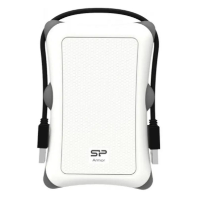 Carcasa silicon power a30 para hdd 2.5 pulgadas blanco