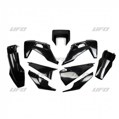 Kit plástica UFO negro Husqvarna FE/TE HUKIT623@001