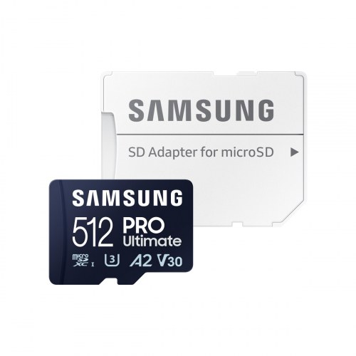 SD CARD 512GB Samsung PRO Ultimate microSDXC UHS-I + Adaptador