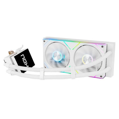 Kit refrigeracion liquida nox hummer rl m - 240 lcd argb 2x 120mm blanco