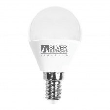 BOMBILLA LED SILVER ELECTRONIC ESFERICA E14 7W 620LM 961714