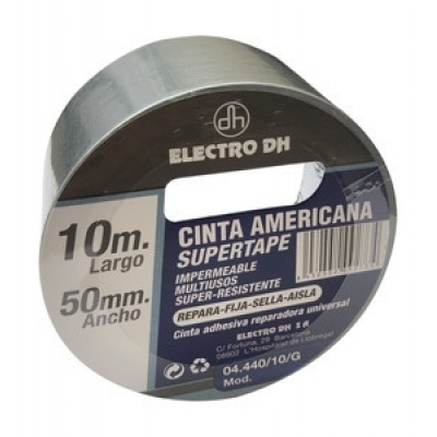 Cinta Americana SUPER TAPE 50mmX10m GRIS DH