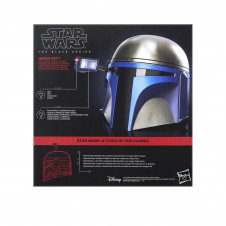 Réplica casco electrónico hasbro star wars the black series jango fett