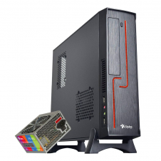 GABINETE STYLOS KEELAN SLIM MINI-TOWER MICRO-ITX CON FUENTE DE PODER 550W